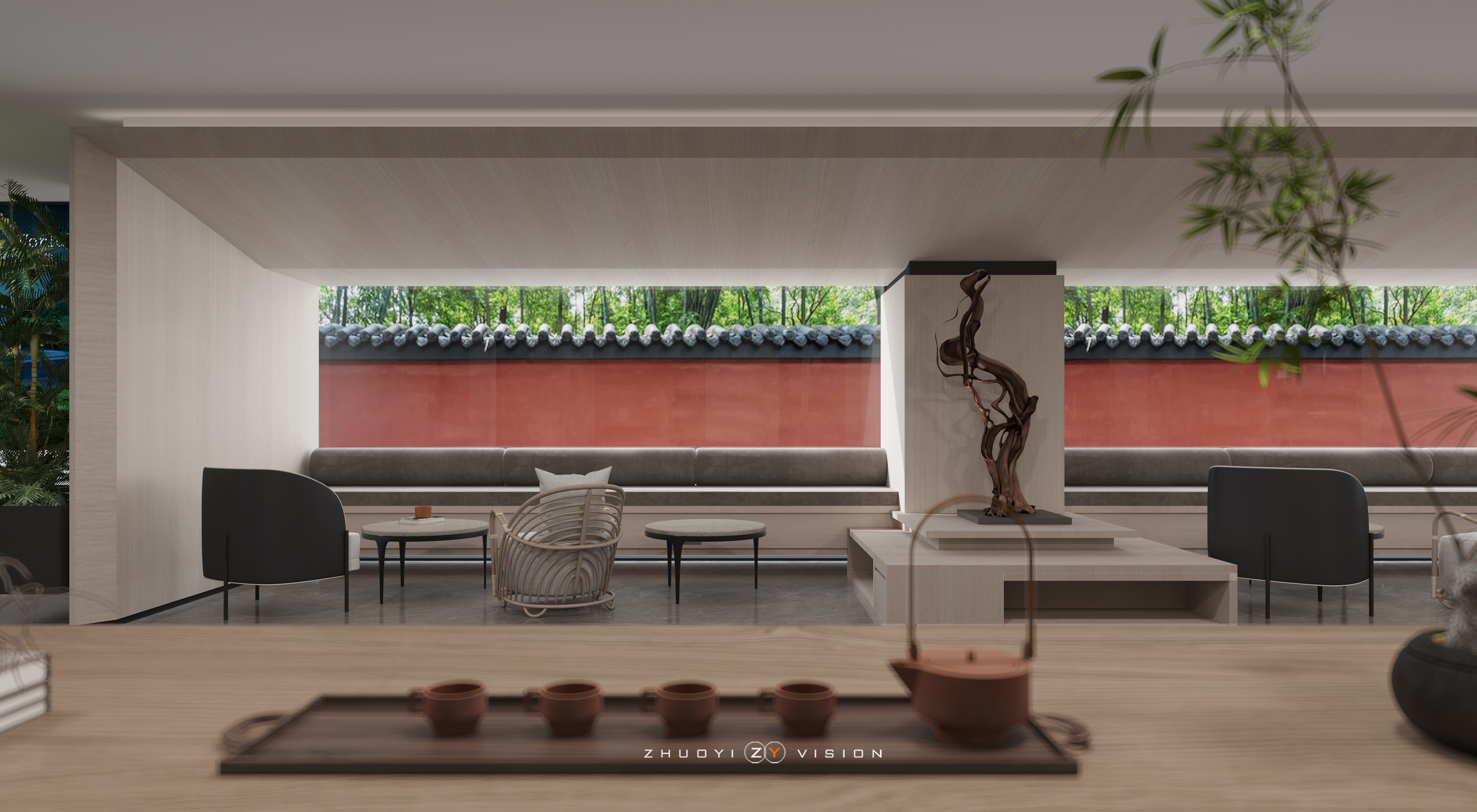 大同绿地缤纷大堂表现-9