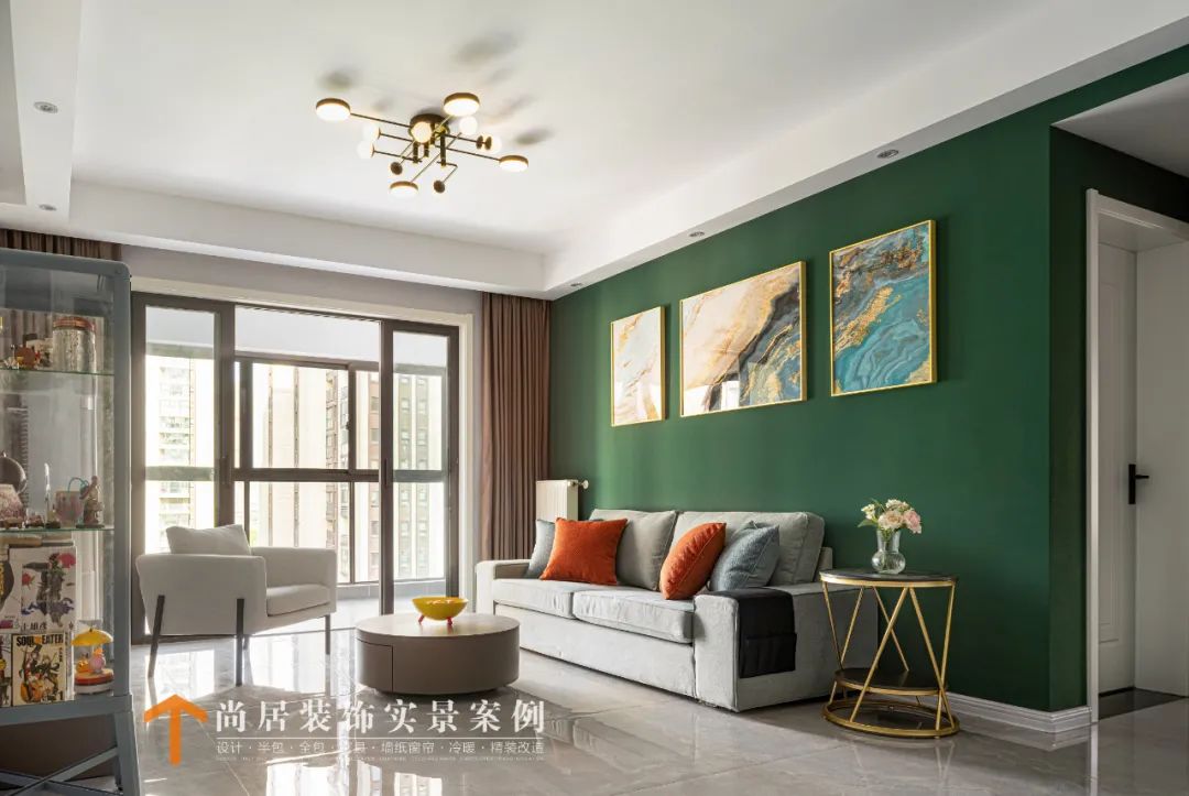 中海国际社区现代风格三室两厅设计丨尚居装饰-19