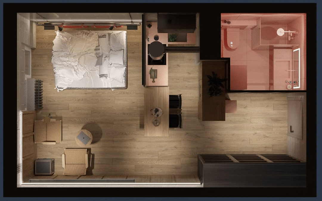 30㎡紧凑空间设计丨loft buro-13