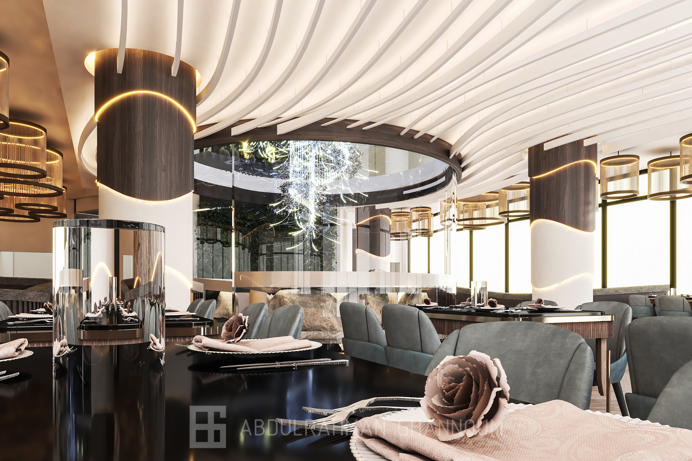 Asmak 餐厅室内设计丨Eng. Abdulrahman Ghannoum-4