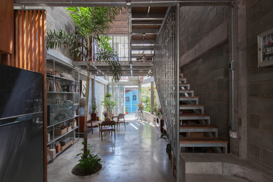 越南胡志明市 k59 住宅与工作室——现代与传统的和谐共生-27
