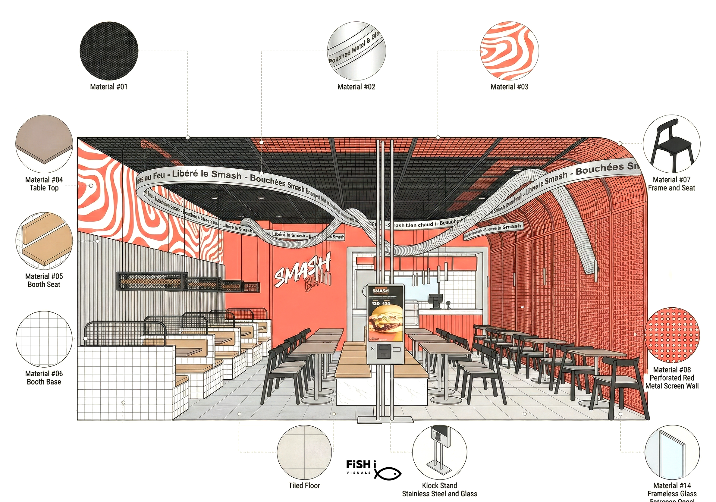 SMASH BRO 汉堡餐厅丨法国巴黎丨Moamen Mahmoud,Nada Ali 等团队-28