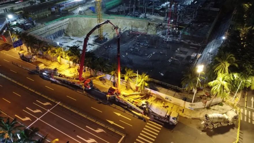 三亚合联中央商务区项目竣工备案,五建集团匠心铸就自贸港新地标-10