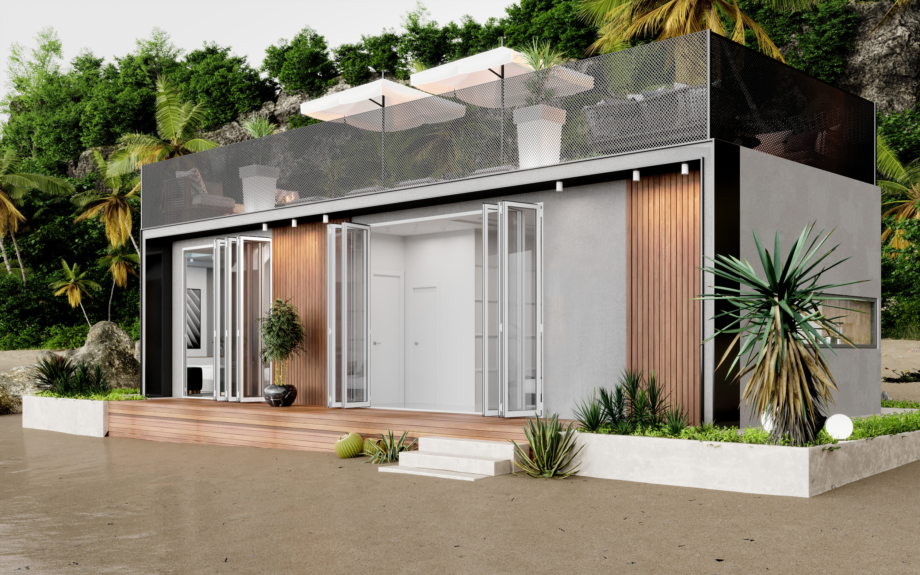 Modern Movable Cabinet with Flexible Interior Design-7