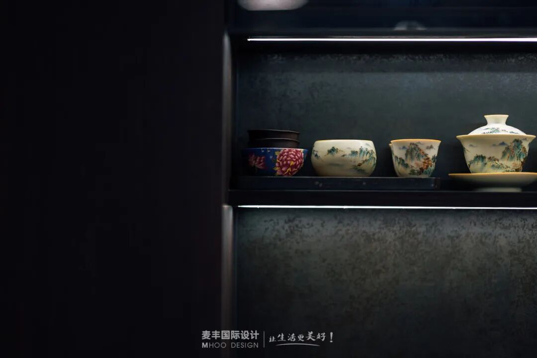 MHOO|绿城诚园380㎡中式轻奢：在时光里，晕染东方诗意-34