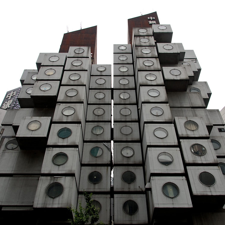 Nakagin Capsule Tower（中译名:中银胶囊塔）丨日本东京-2