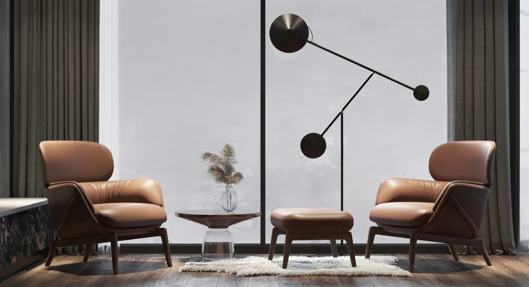 现代木质风的居住空间-14