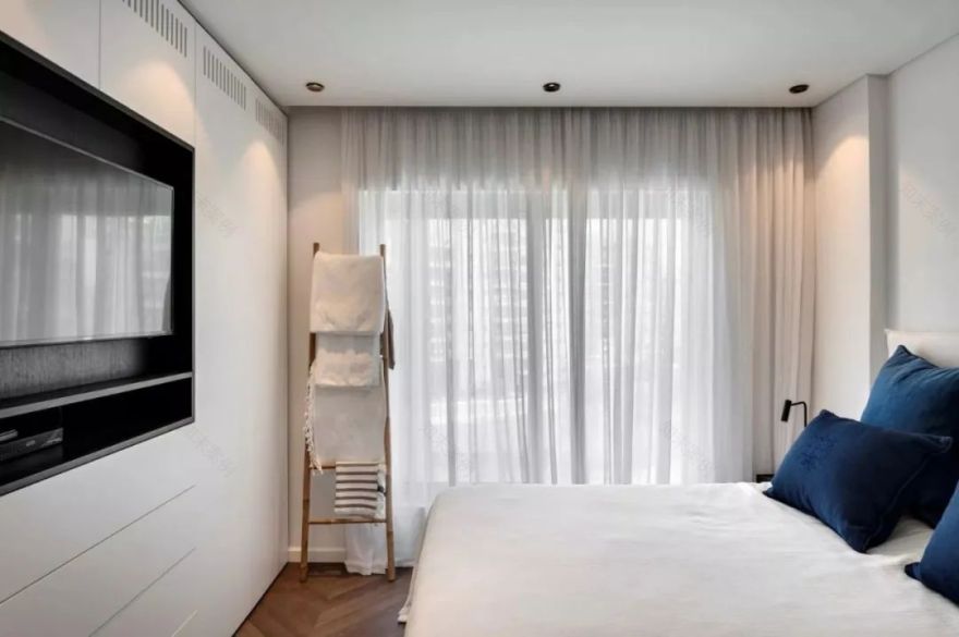 特拉维夫顶层住宅,黑白色调的时尚空间-105