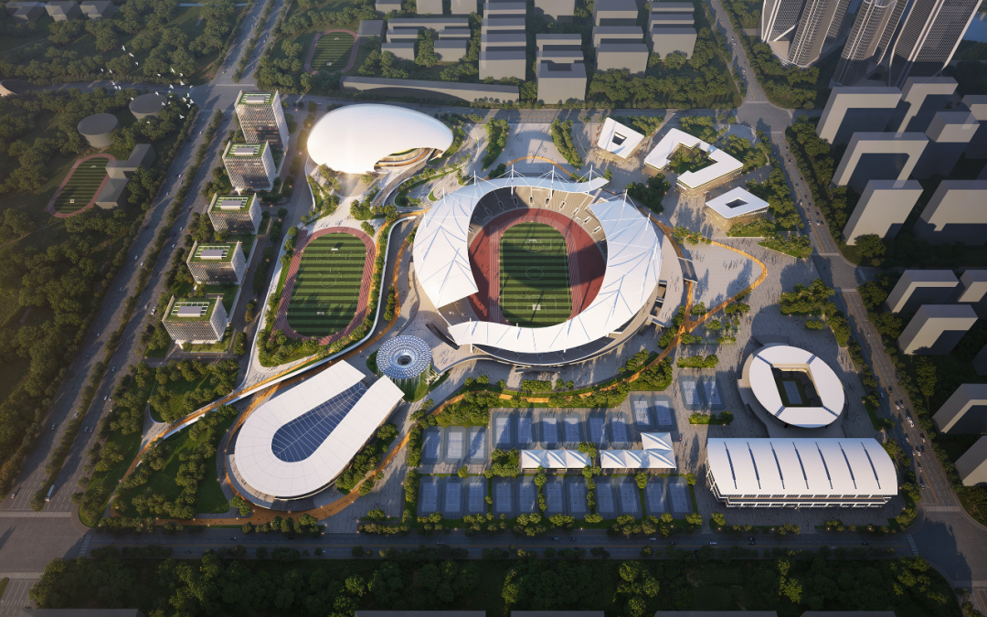 台州市体育馆建筑方案设计丨中国台州丨PTW Architects,浙江省建筑设计研究院有限公司-13