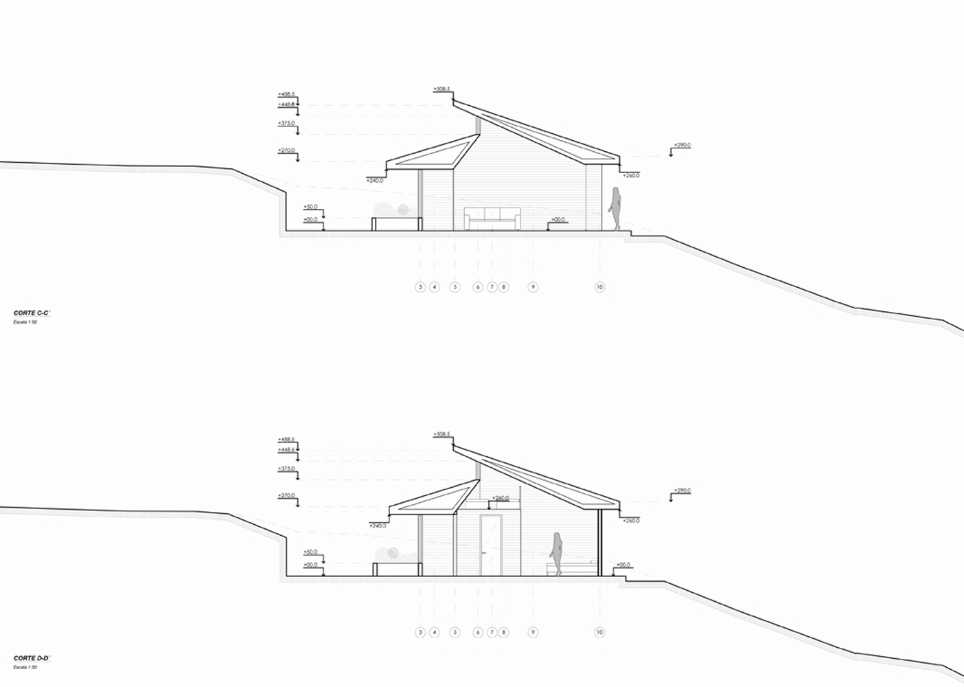 智利湖边 Y 型别墅-65