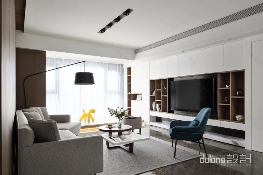 董龍设计揭秘 | 解锁客厅“C 位出道”的秘密-14