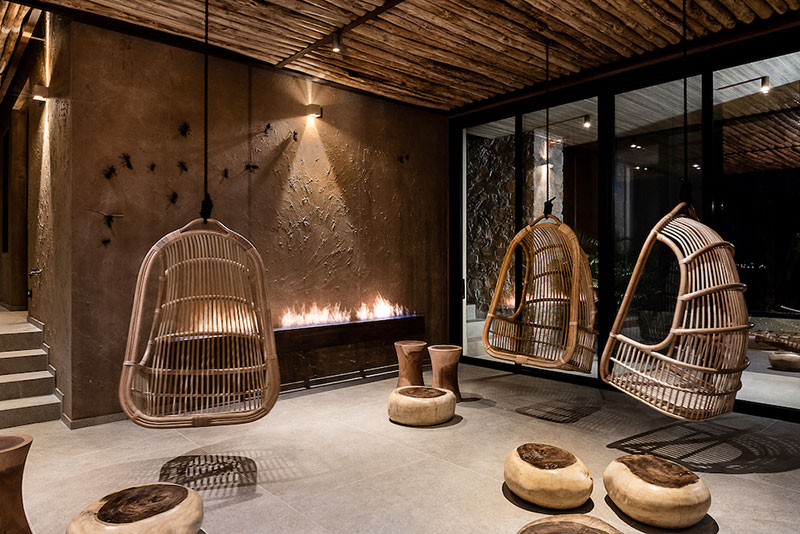 希腊克里特岛自然风光中的时尚别墅设计-22