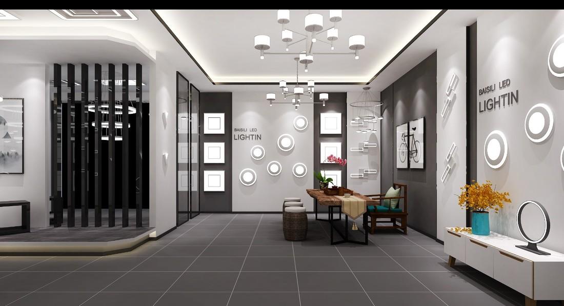 后现代灯饰照明展厅-14