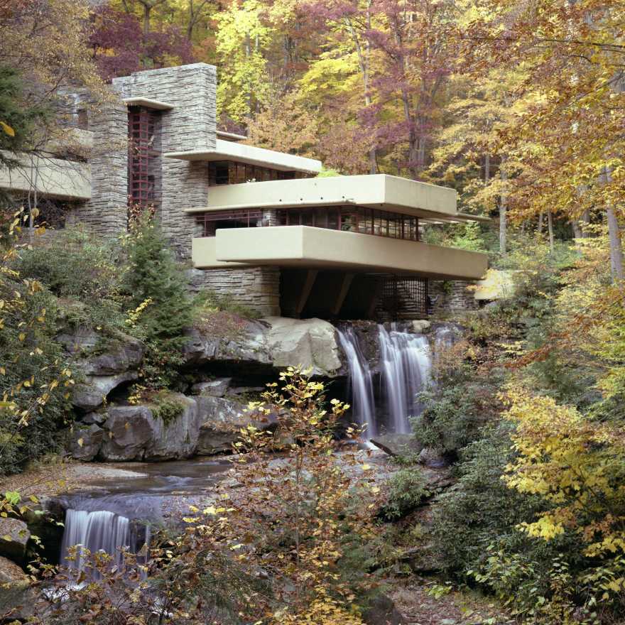 Frank Lloyd Wright integrates architecture into nature at Fallingwater-0