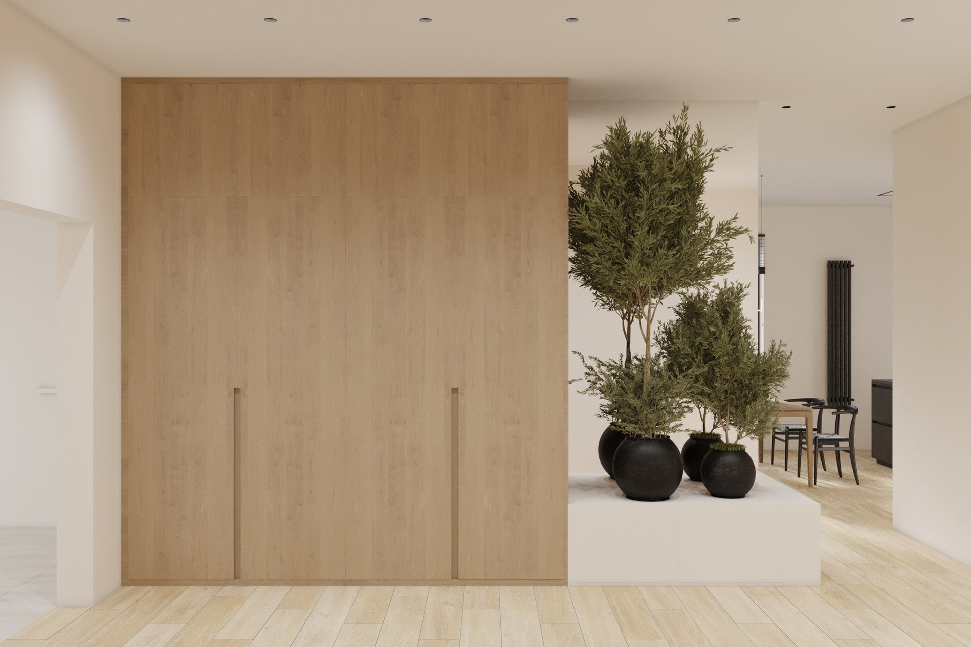 原木与绿色打造清新舒适居住空间-0