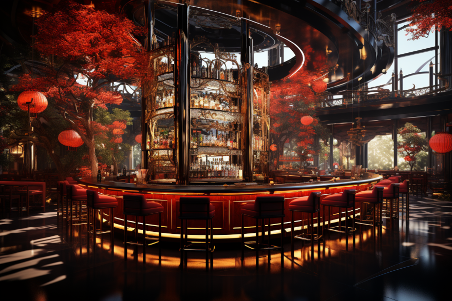 新中式吧台设计丨室内设计师-7