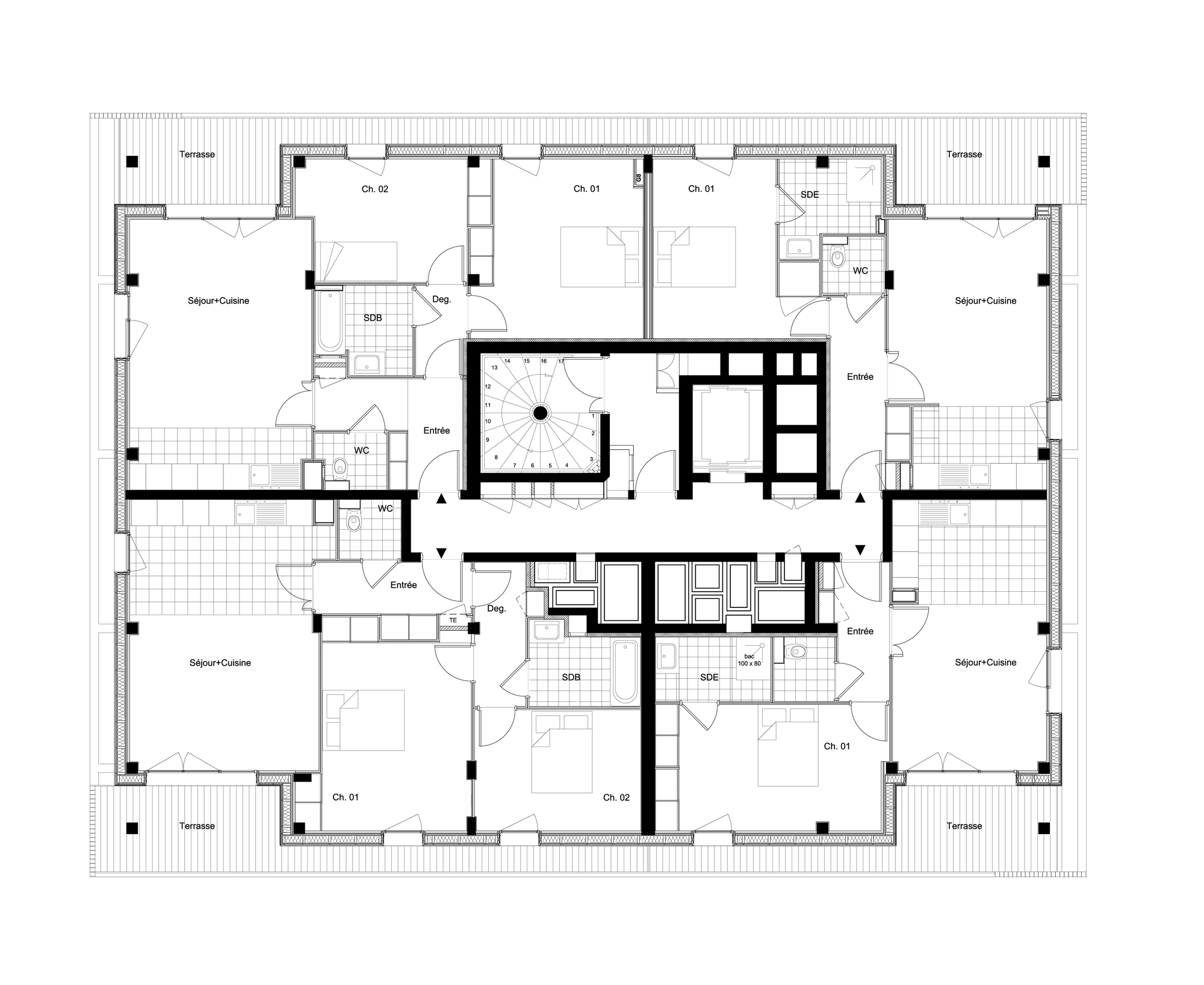 法国安纳马斯商住楼丨Ameller,Dubois & Associés-29