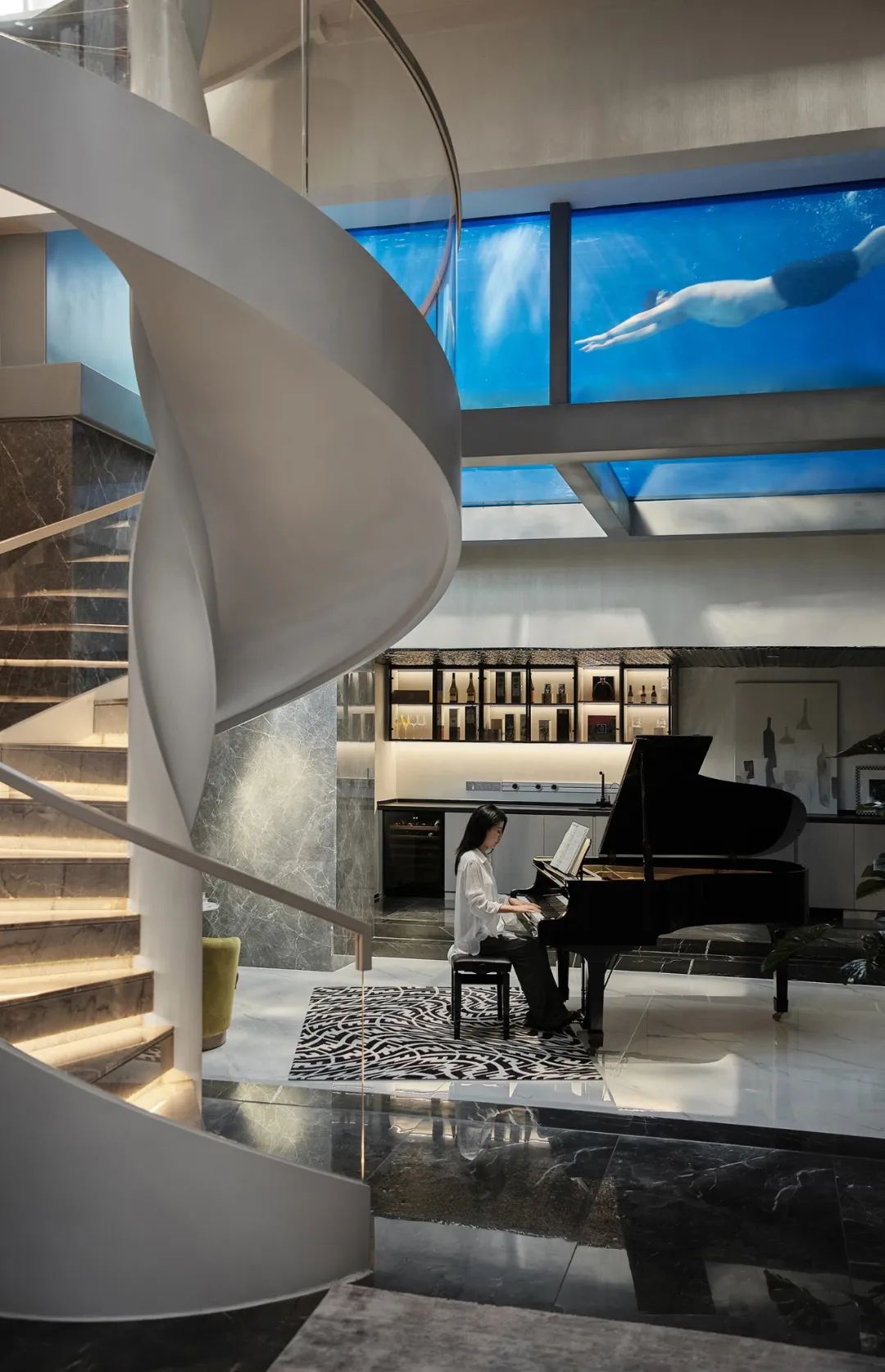 《漾·Young》·南京80后4口之家600㎡合院别墅设计丨中国南京丨冯炜骅-35