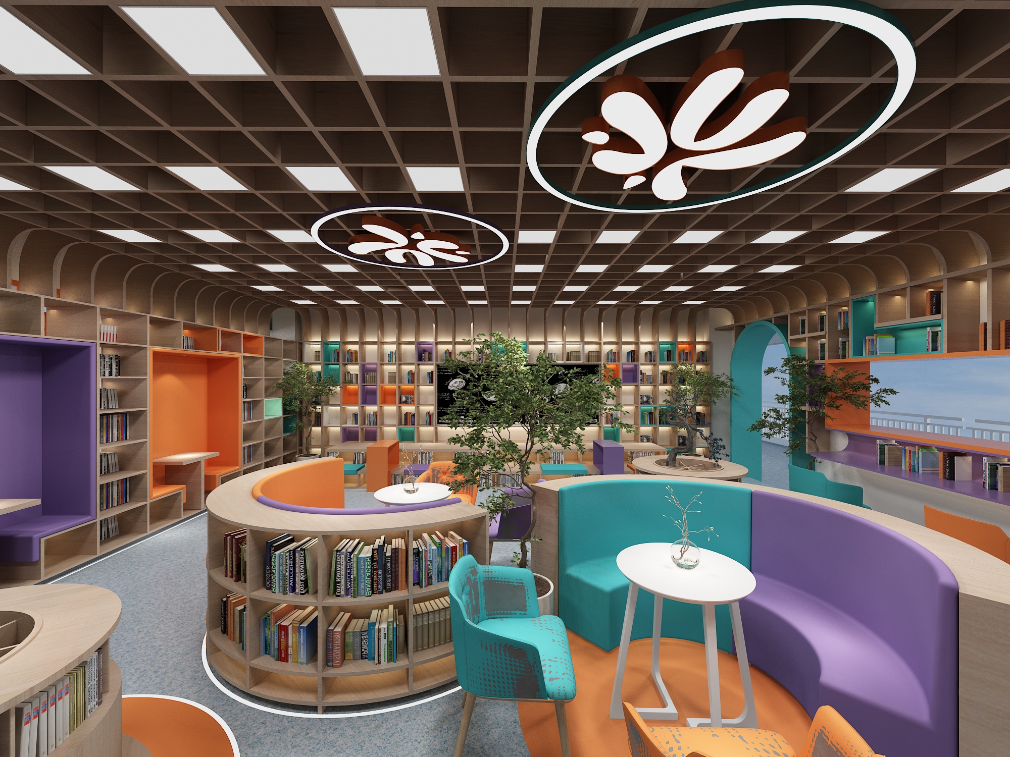 学校最美图书馆设计-23