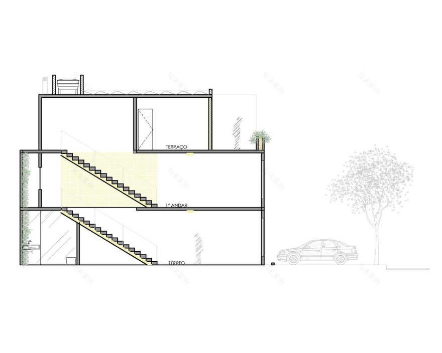 Meia 美术馆 :Debaixo do Bloco Arquitetura-19