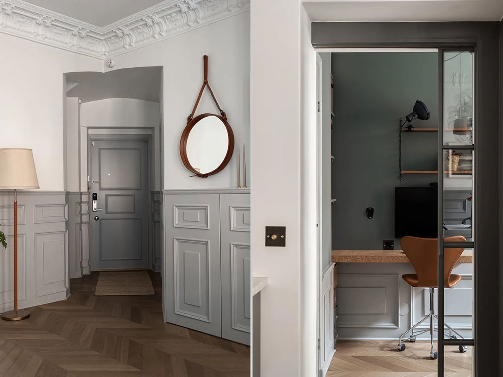 斯德哥尔摩现代古典风公寓设计-12