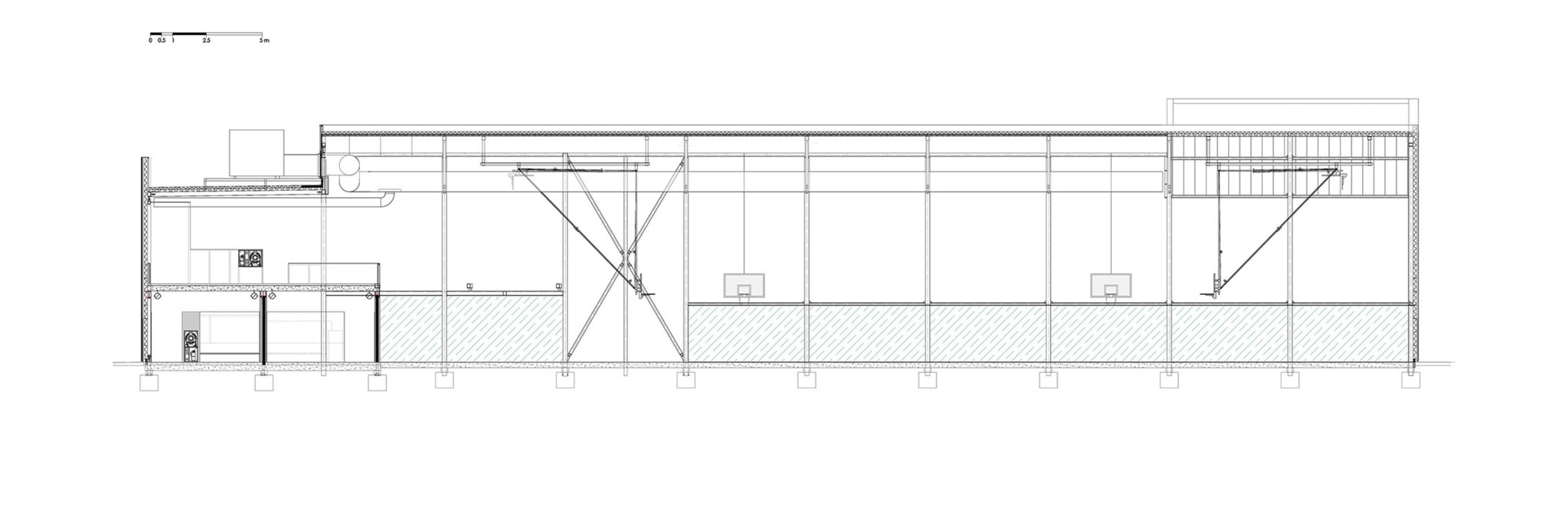 OAOB Arquitectura设计的多功能体育馆丨西班牙马德里-54