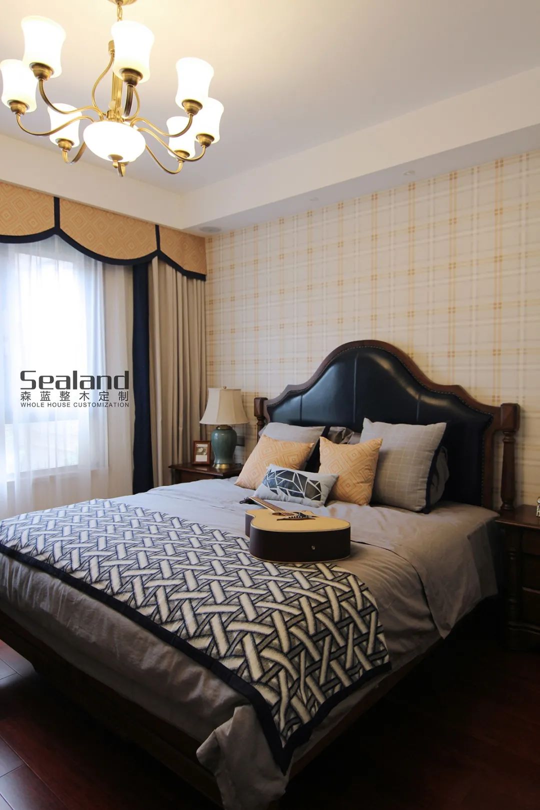 常州国宾一号平层,新中式风格演绎东方美学-36