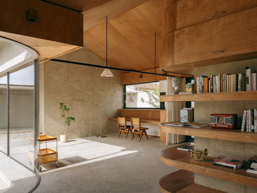 十字交叉之家 – 一朵屋面下的安顿与穿梭丨中国北京丨察社办公室-72