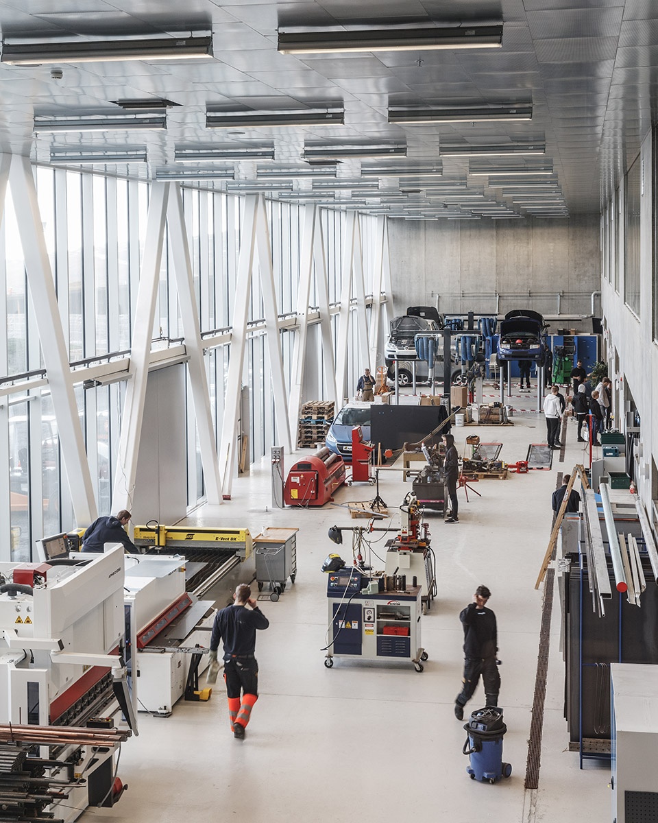 丹麦法罗群岛 Glasir 学院，自然景观中的教育中心-52