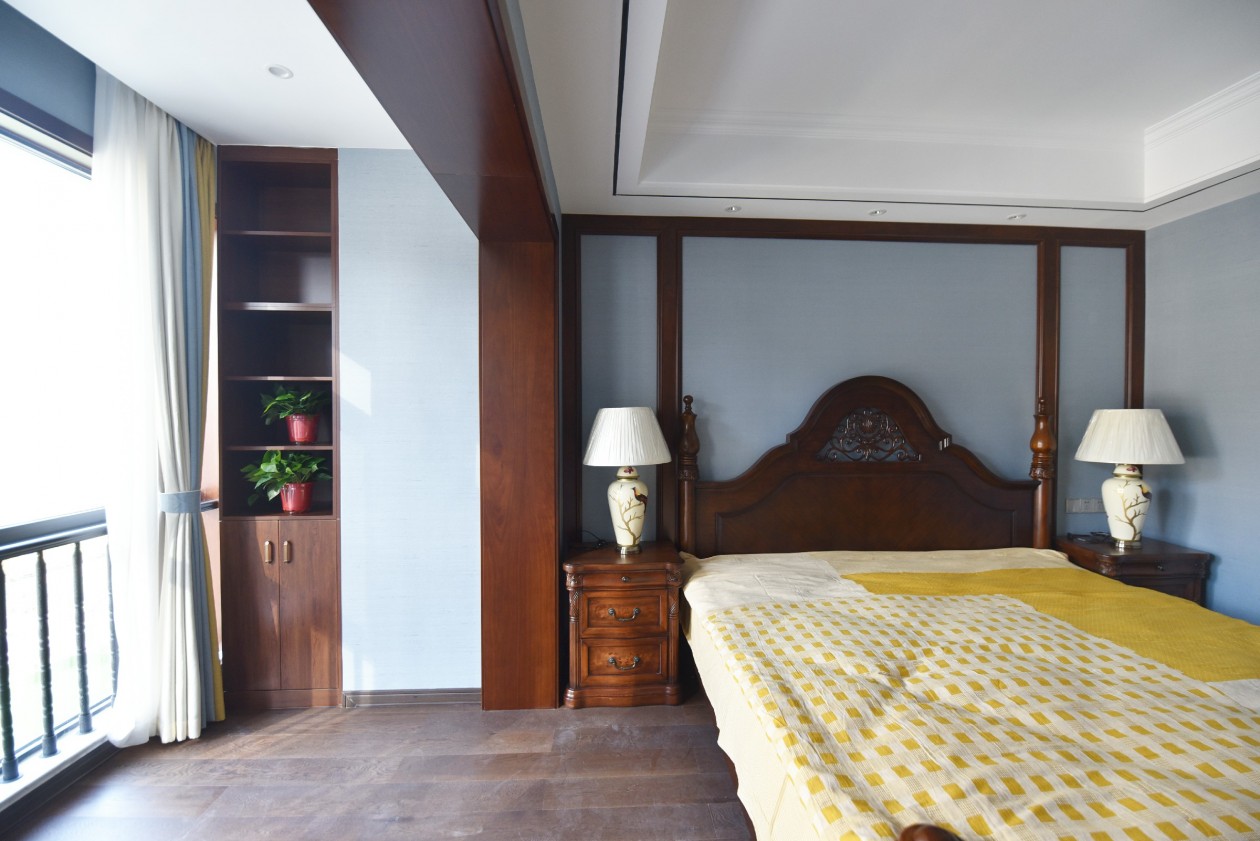 栾川新中式美式混搭家居设计-23