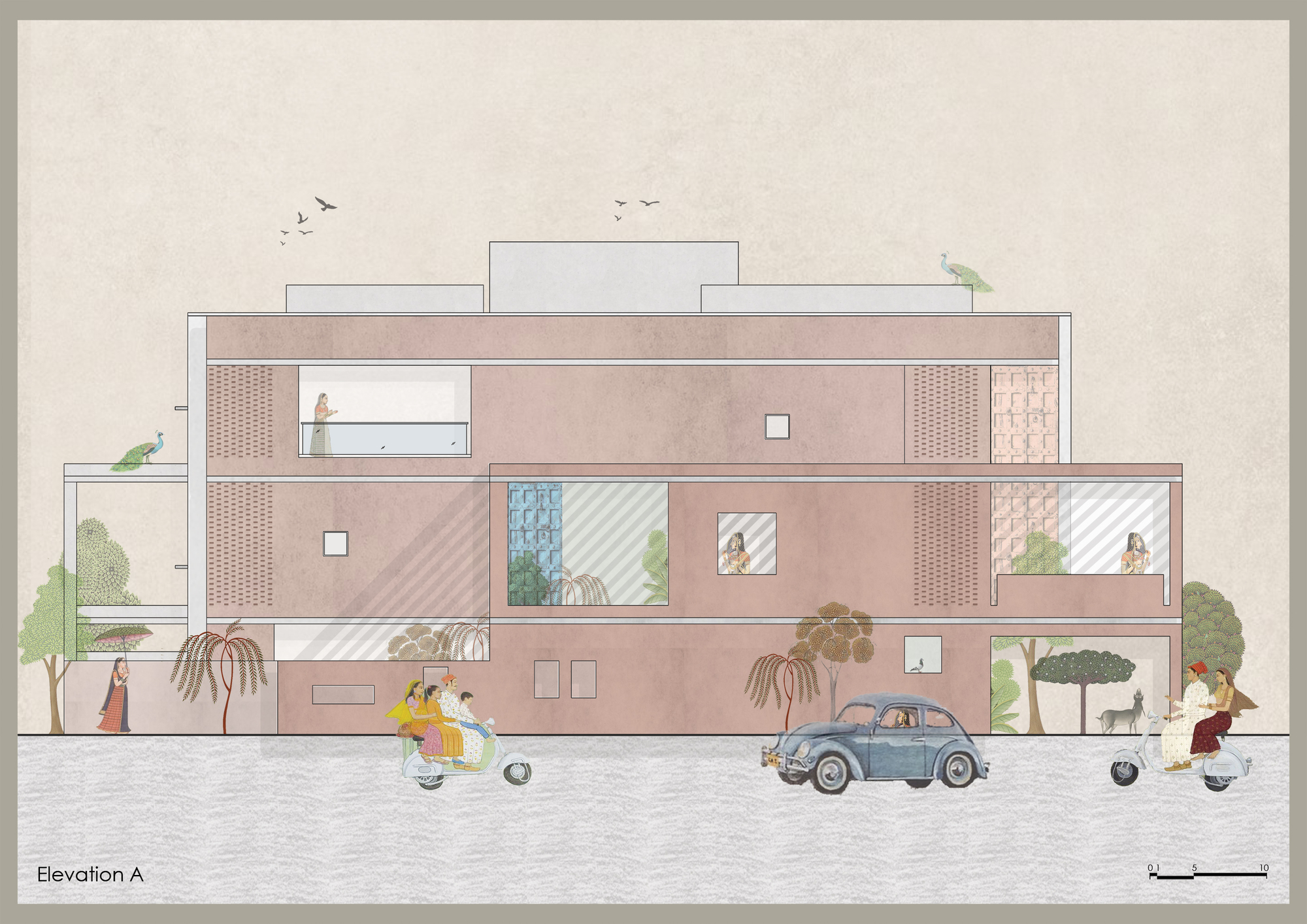 迷宫屋丨印度丨MISA ARCHITECTS-54