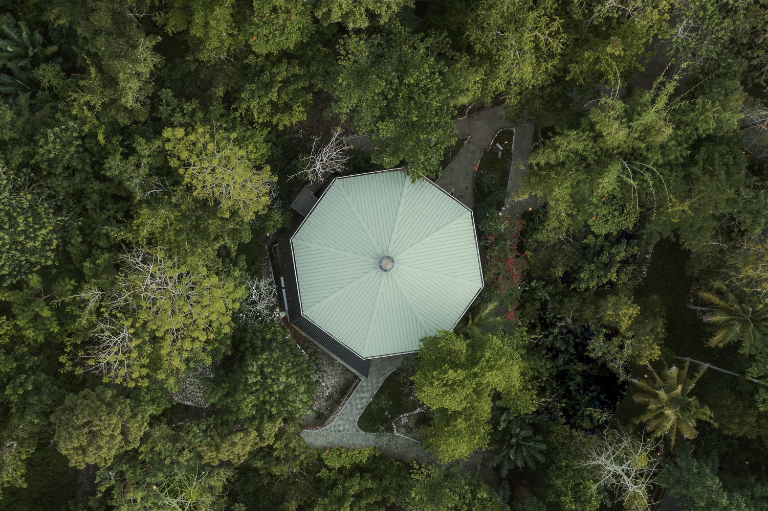 印度尼西亚八角形餐厅和工作建筑丨斯蒂尔特工作室-7