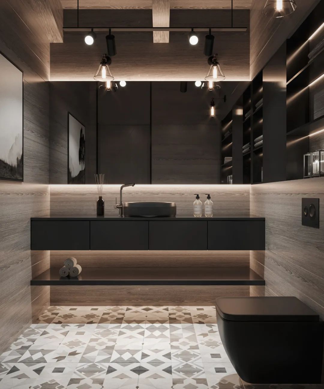 阿塞拜疆巴库现代轻奢公寓设计丨Aytan Guliyeva-53