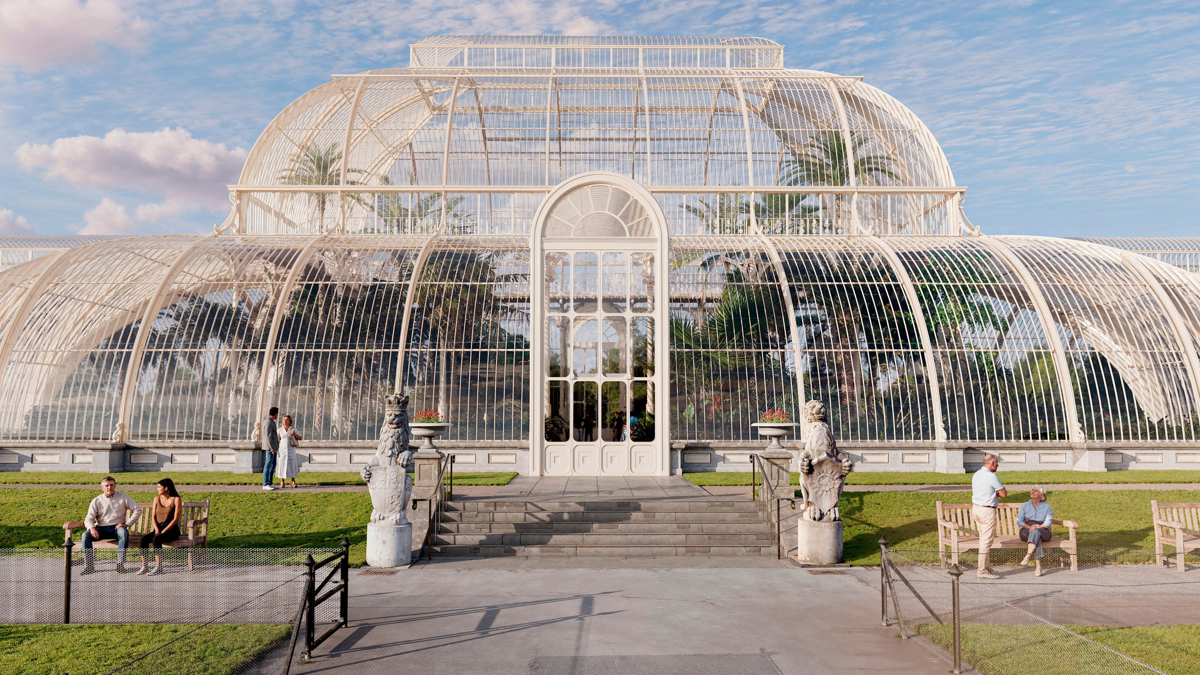 伦敦邱园棕榈屋和睡莲屋改造项目丨英国伦敦丨Hugh Broughton Architects等-0