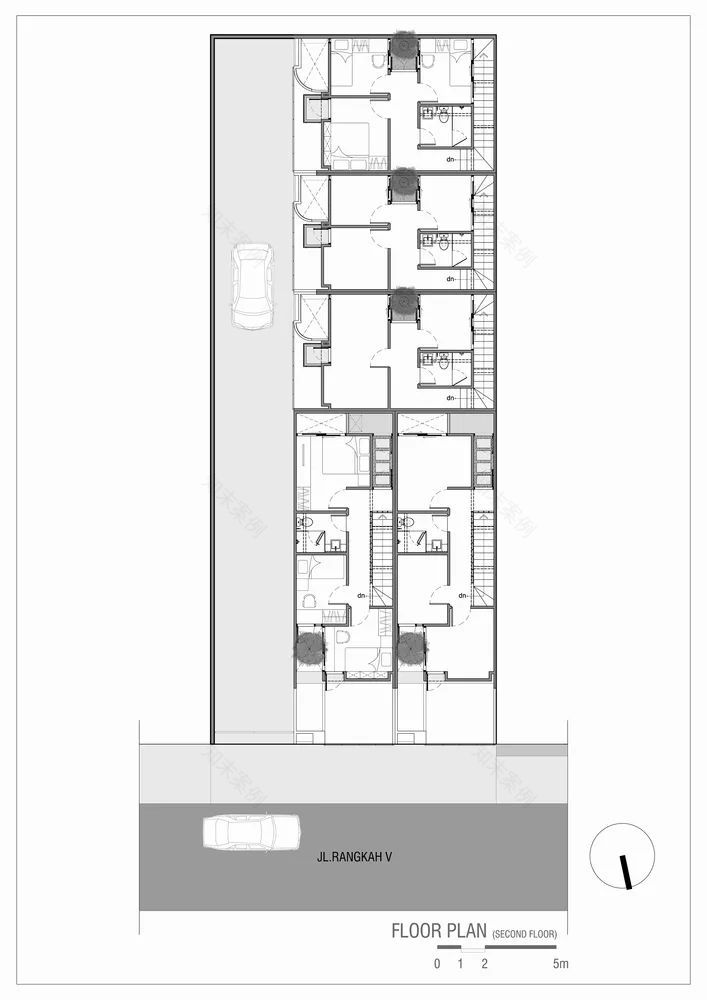 印尼泗水 518 平米地块的 5 个“R 微型住宅”设计-58