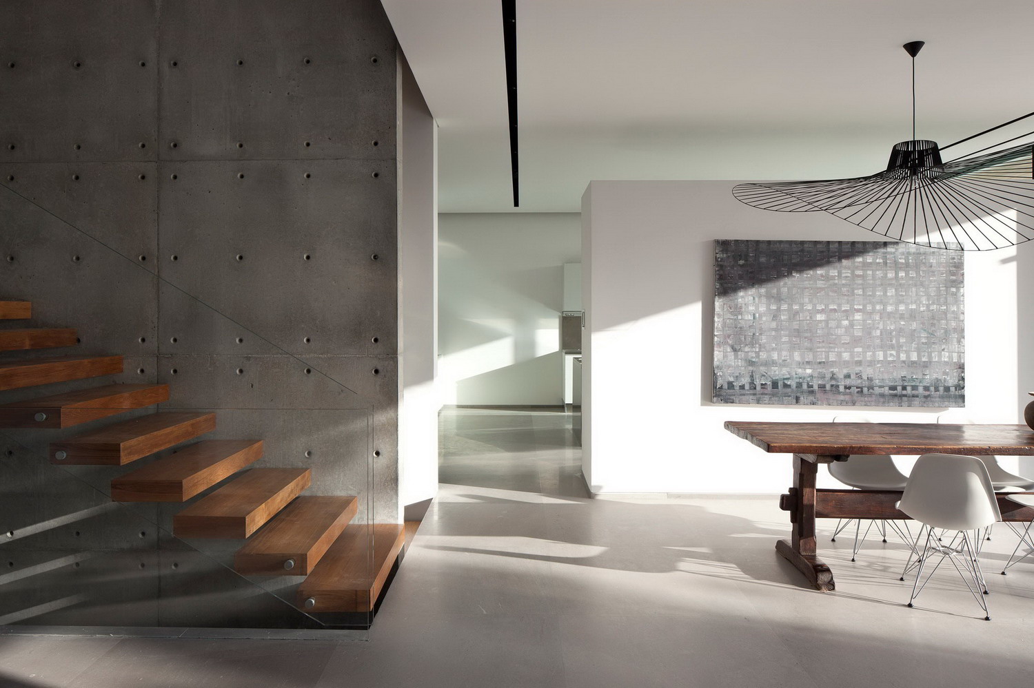 以色列现代百叶窗式住宅,自然光线与户外泳池完美融合-10