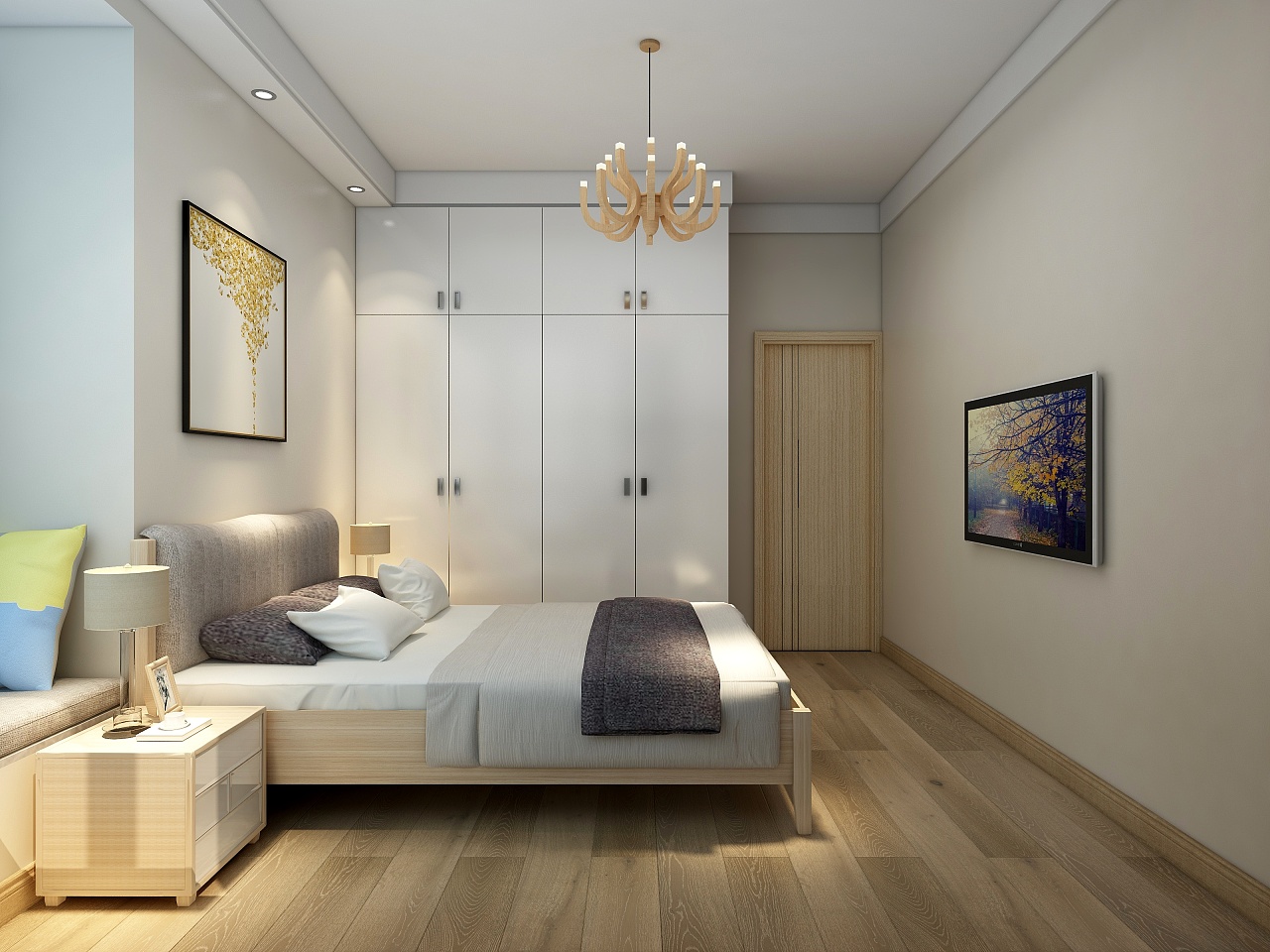 现代原木风三居室设计丨中国广州-15