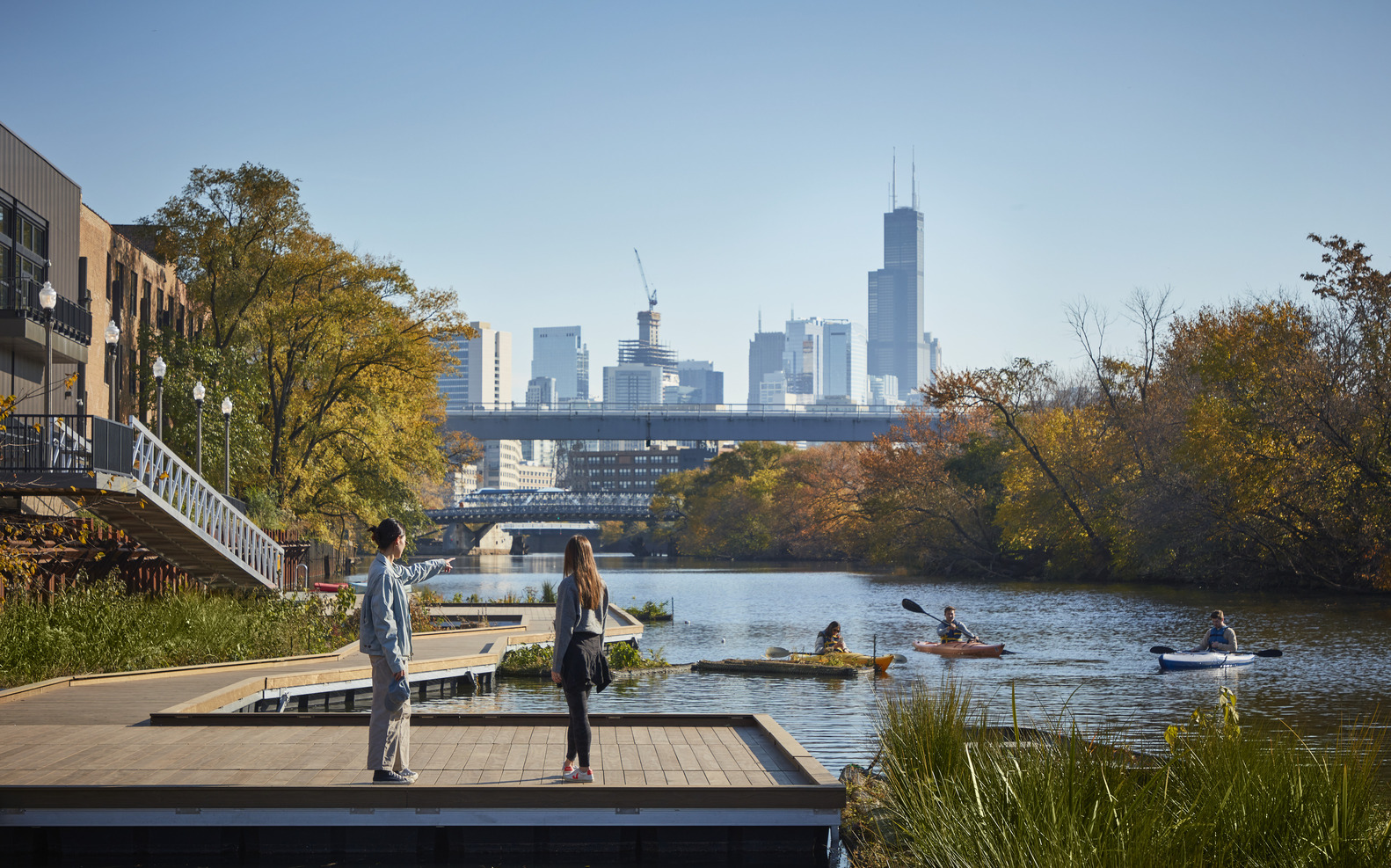 美国 Wild Mile 公园丨美国芝加哥丨Urban Rivers 和 SOM-6