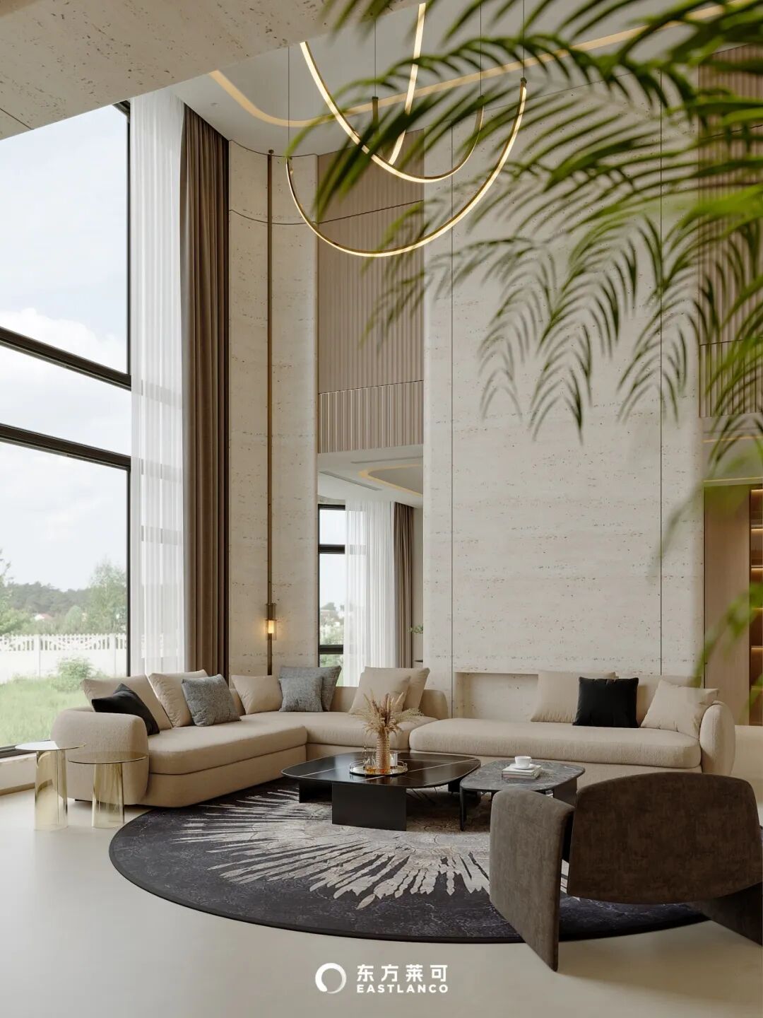 莱可墅家|住进850㎡无界雅宅！喧嚣世界自留一片净土-2