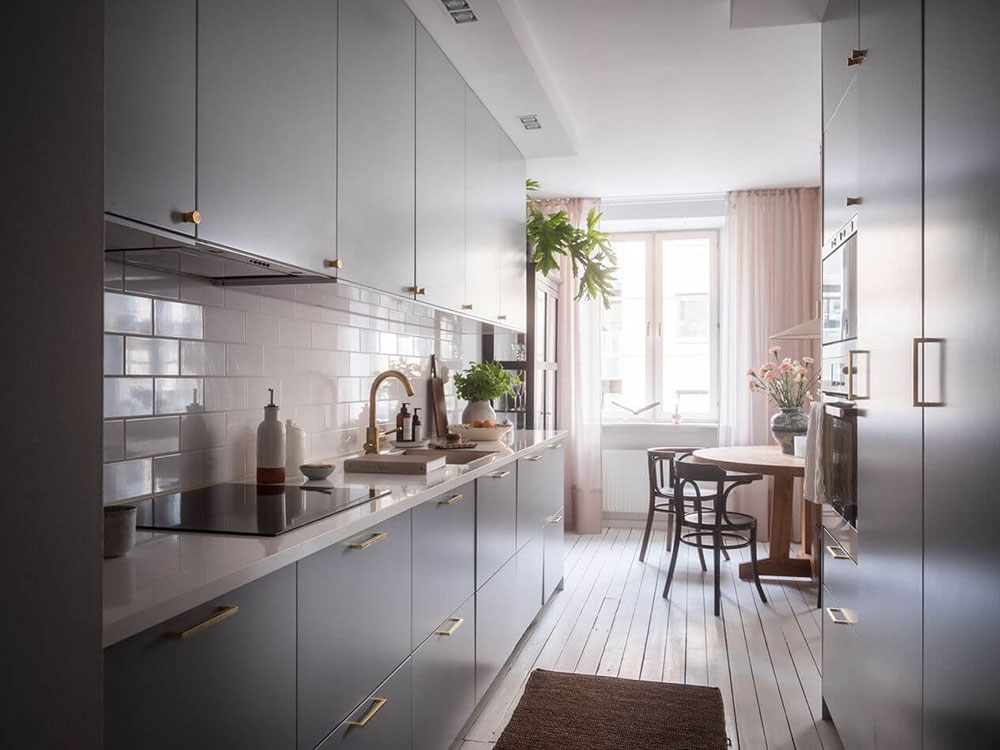 哥德堡带有女性风格的柔和斯堪的纳维亚风格家居（80 平方米）-8