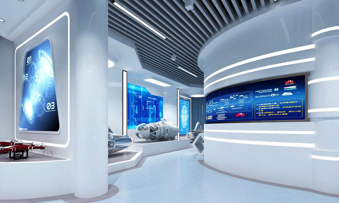 
工大航空学院展厅设计 -7