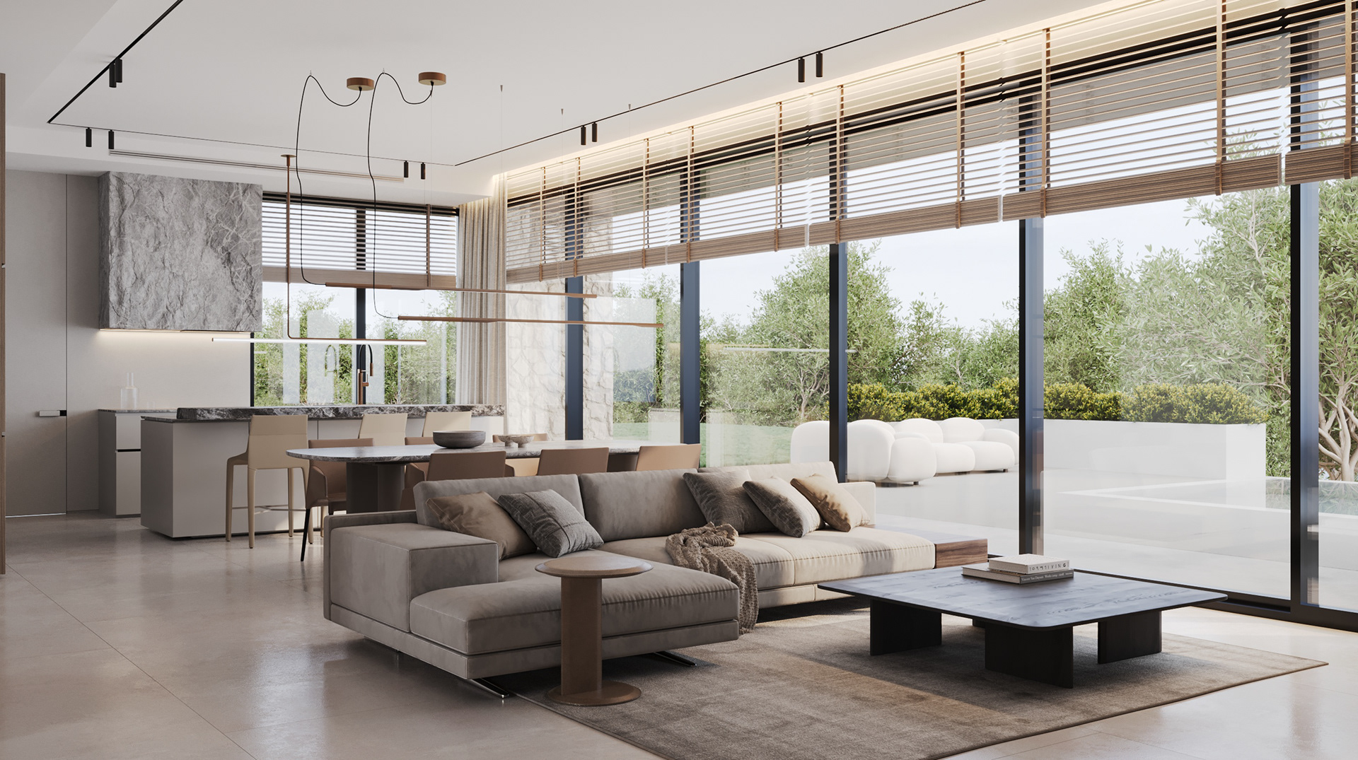 232㎡大平米住宅设计 不一样的高级感！-0