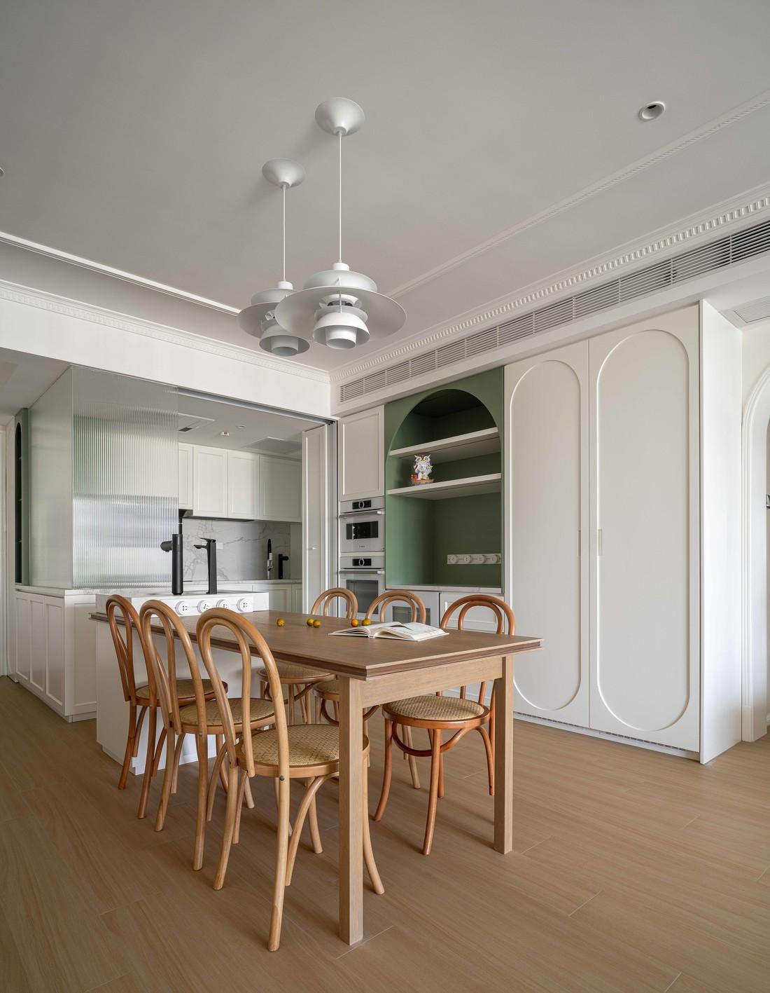 轻法式奶油风·140m²江景平层旧房改造丨中国广州-18