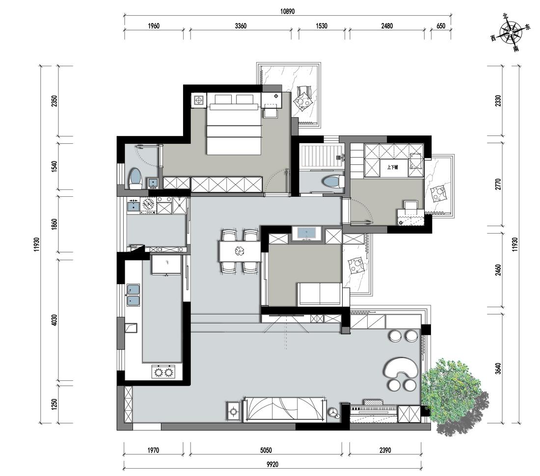 深圳乐蜂全案意式简约风公寓丨中国深圳-2