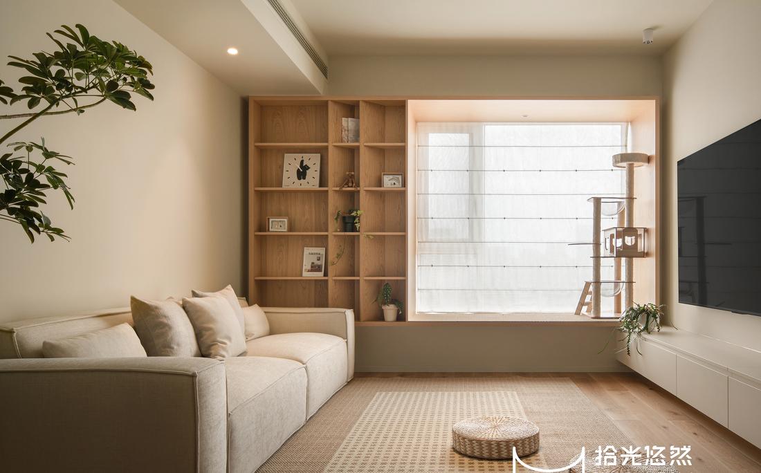 阳光治愈系原木家居小户型-38