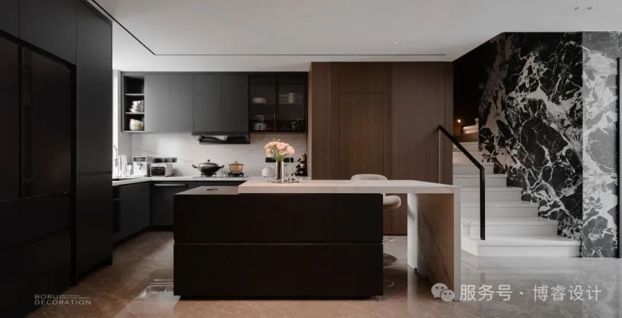 当90后霸总的脑洞照进现实|解密700㎡顶豪的「暗黑系美学」-51