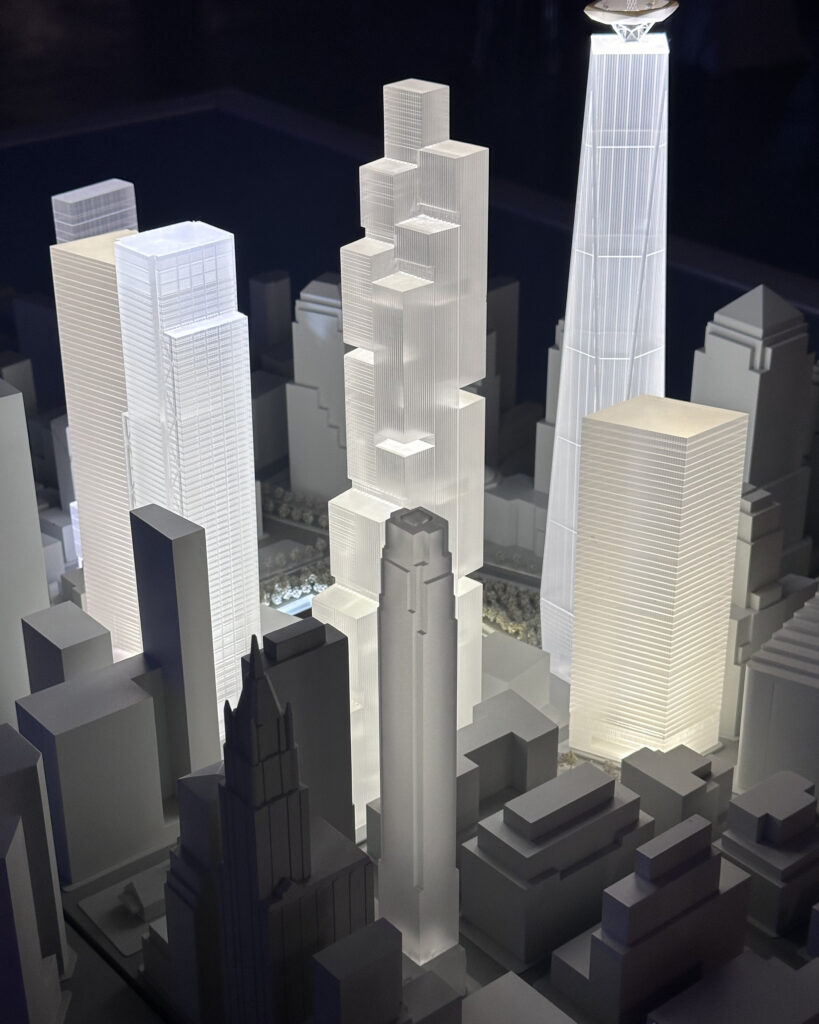 Silverstein Properties Unveils Scale Models of 2 and 5 World Trade Center Skyscrapers in Financial District, Manhattan - New York YIMBY-10