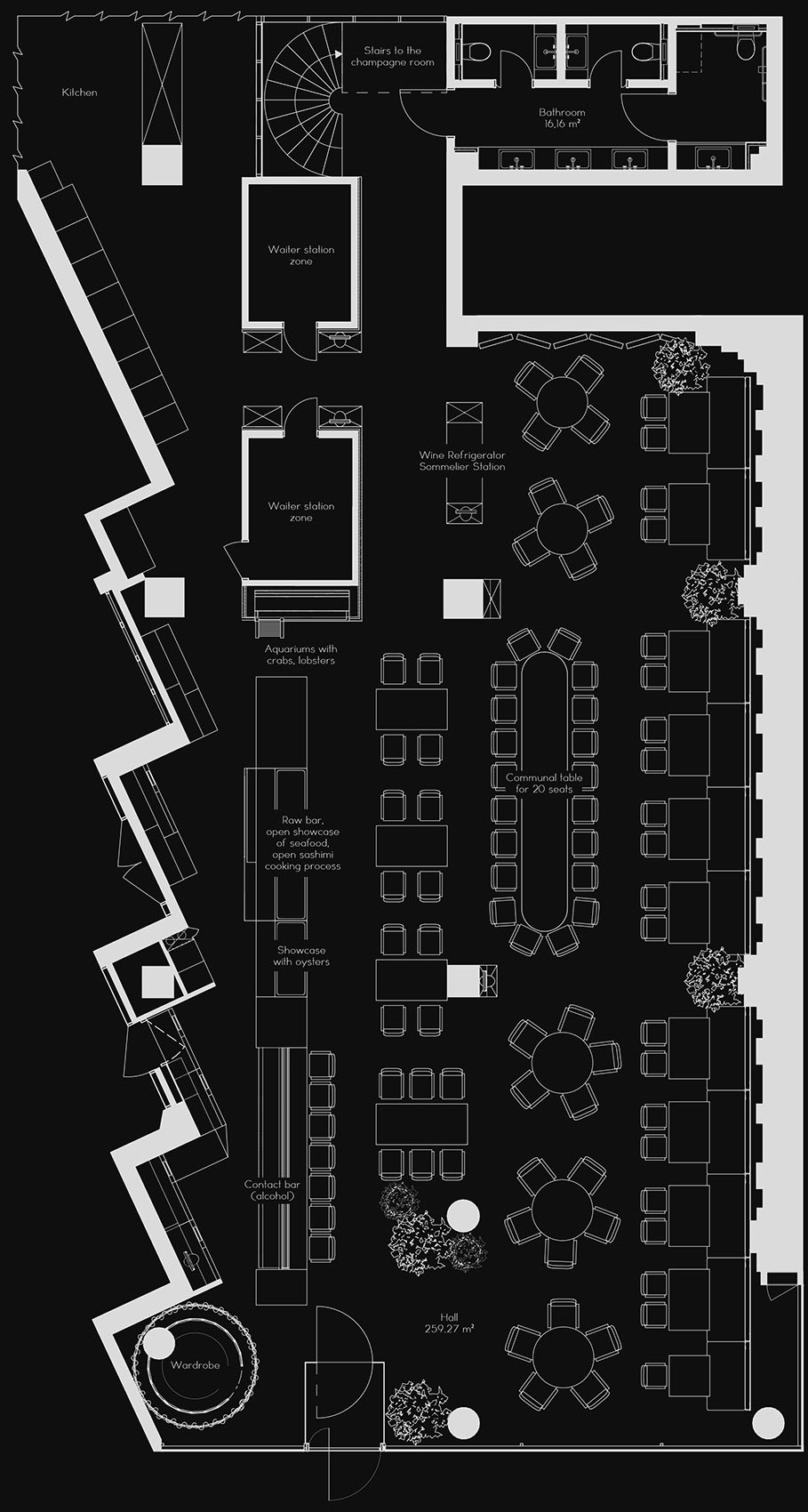 CATCH鱼餐厅，乌克兰基辅市 / YoDezeen Studio-41