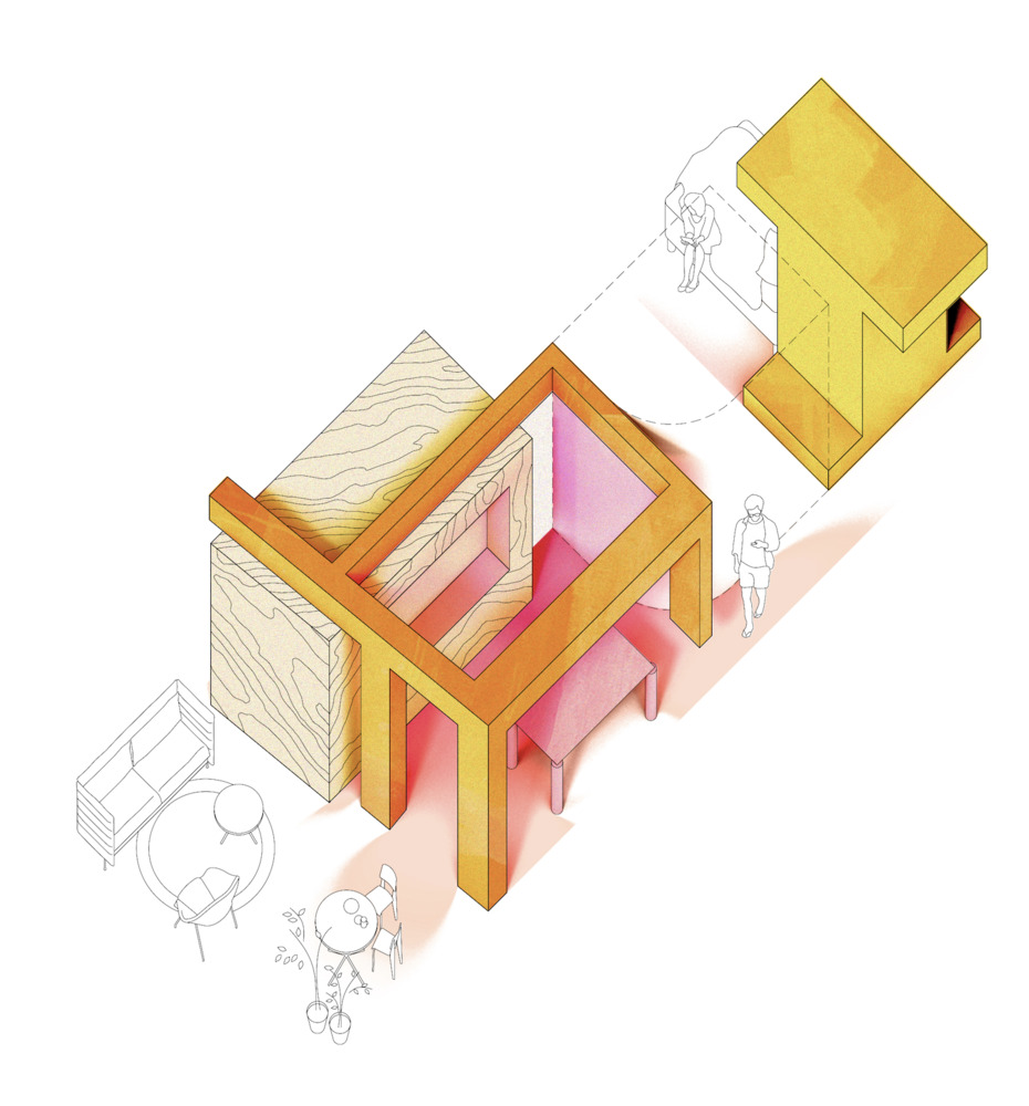 马德里 Lavapiés 社区三合一公寓改造丨西班牙马德里-11