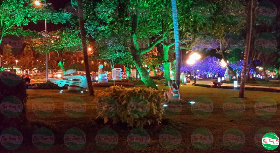 系统照明前滩公园  永隆美（注:原文表述可能不太准确规范）丨越南丨Liên Hoàn Mỹ（永隆美）公司-22